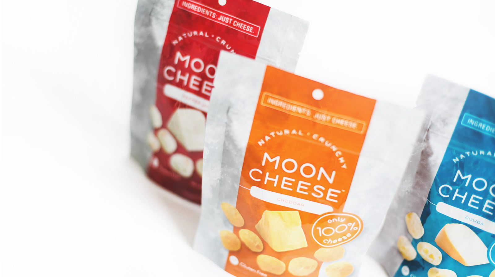 Moon Cheese retail shelf display